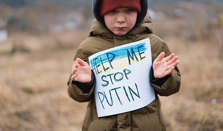 Ukrainian children – Russian invadors’ victims